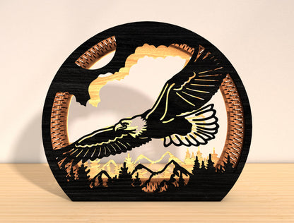 Wildlife Lantern SVG Bundle Laser Cut File for LightBurn and Glowforge