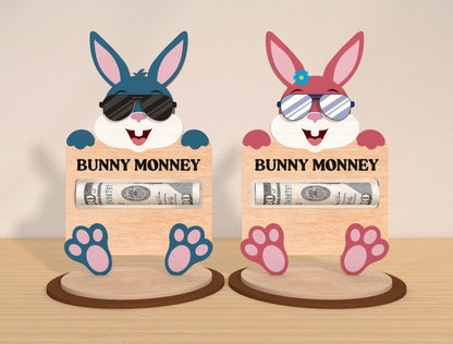 Bunny Money Holder SVG Bundle Cash Holder Easter for LightBurn and xTool