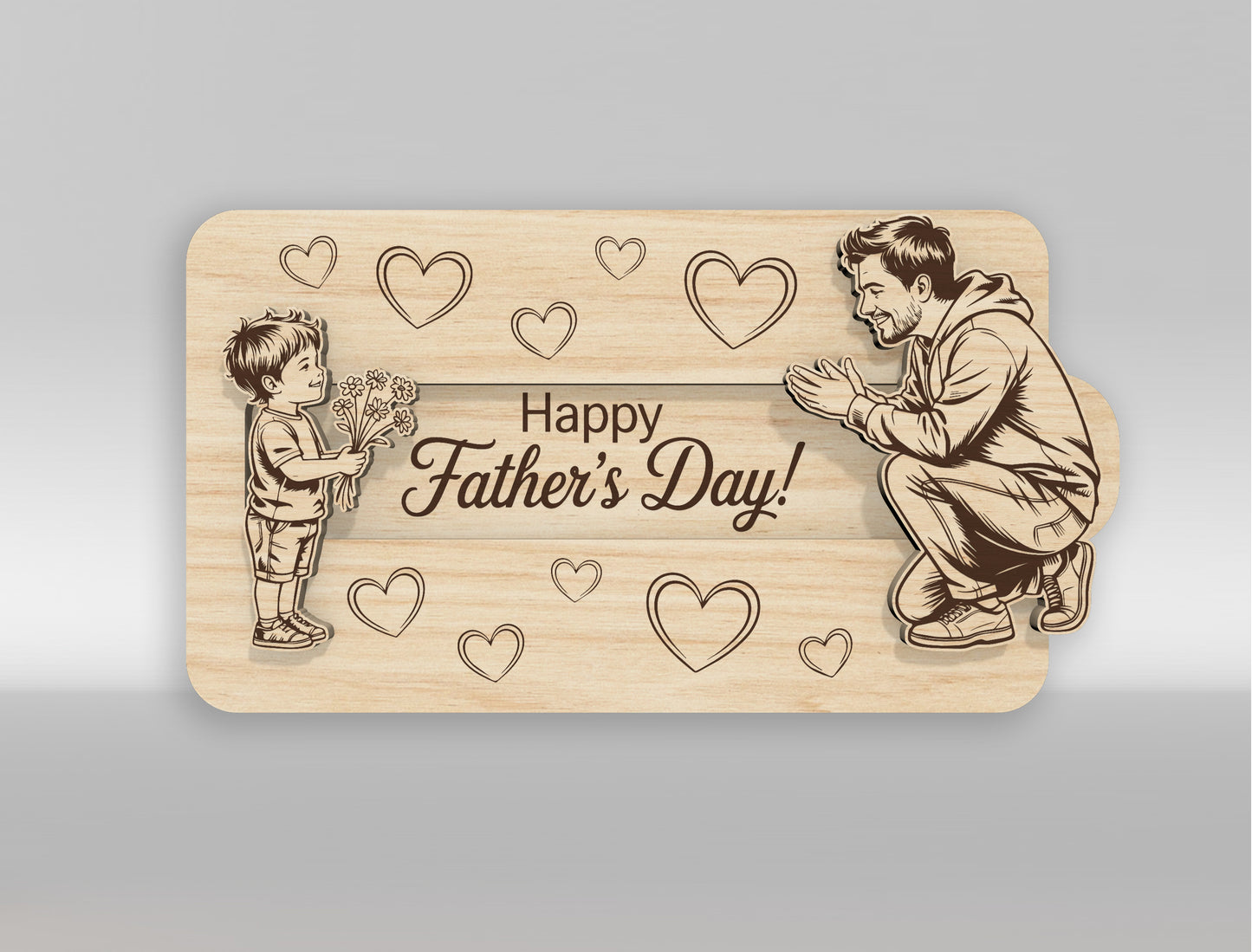 Sliding Gift Card Holder SVG Bundle 9 Designs for Glowforge and xTool