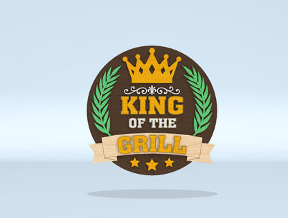 BBQ Grill Sign Bundle SVG Laser Cut File for xTool and Glowforge