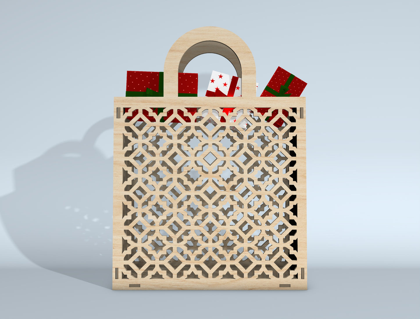 Gift Bag SVG Bundle for Glowforge xTool Laser Cut Gift Box File