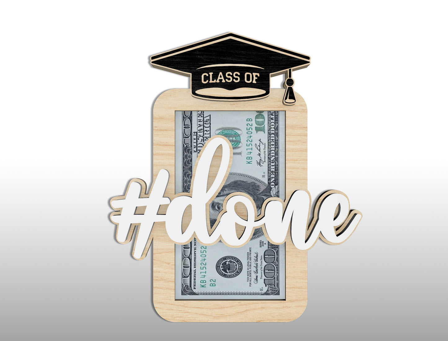 Graduation Money Holder SVG Bundle for LightBurn and Glowforge