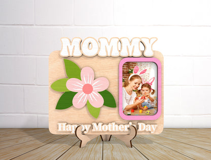 MOM Photo Frame Sign SVG Bundle Mother's Day for Glowforge and xTool