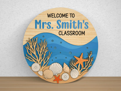 Teacher Door Hanger SVG Bundle for Glowforge xTool LightBurn