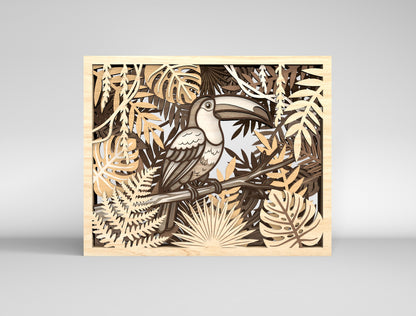 Multilayer Home Decor SVG Bundle Laser Cut File for Glowforge and LightBurn