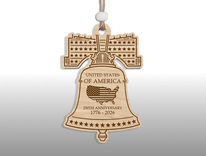 USA 250th Anniversary Ornament SVG Bundle for Glowforge
