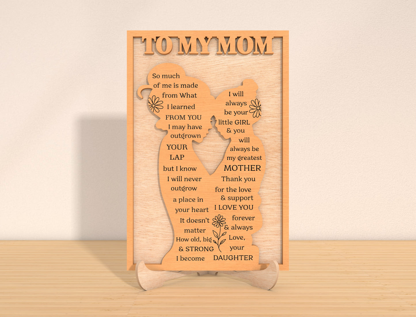 Mom Definition Sign SVG Bundle for LightBurn and Glowforge