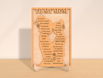Mom Definition Sign SVG Bundle for LightBurn and Glowforge