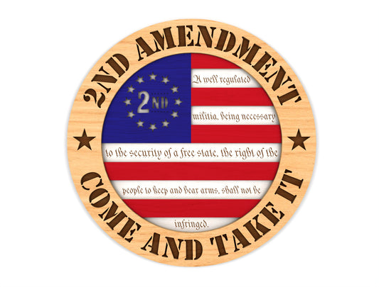 Second Amendment Skull SVG Laser Cut File for xTool and LightBurn