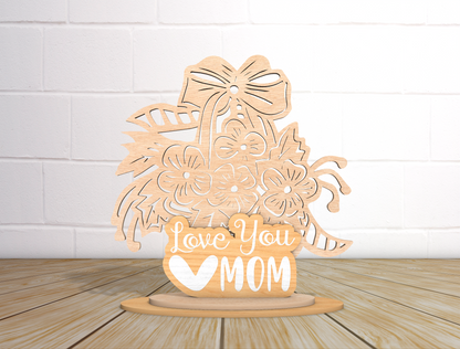 Best Mom Ever Quote Sign SVG Bundle for Glowforge and xTool