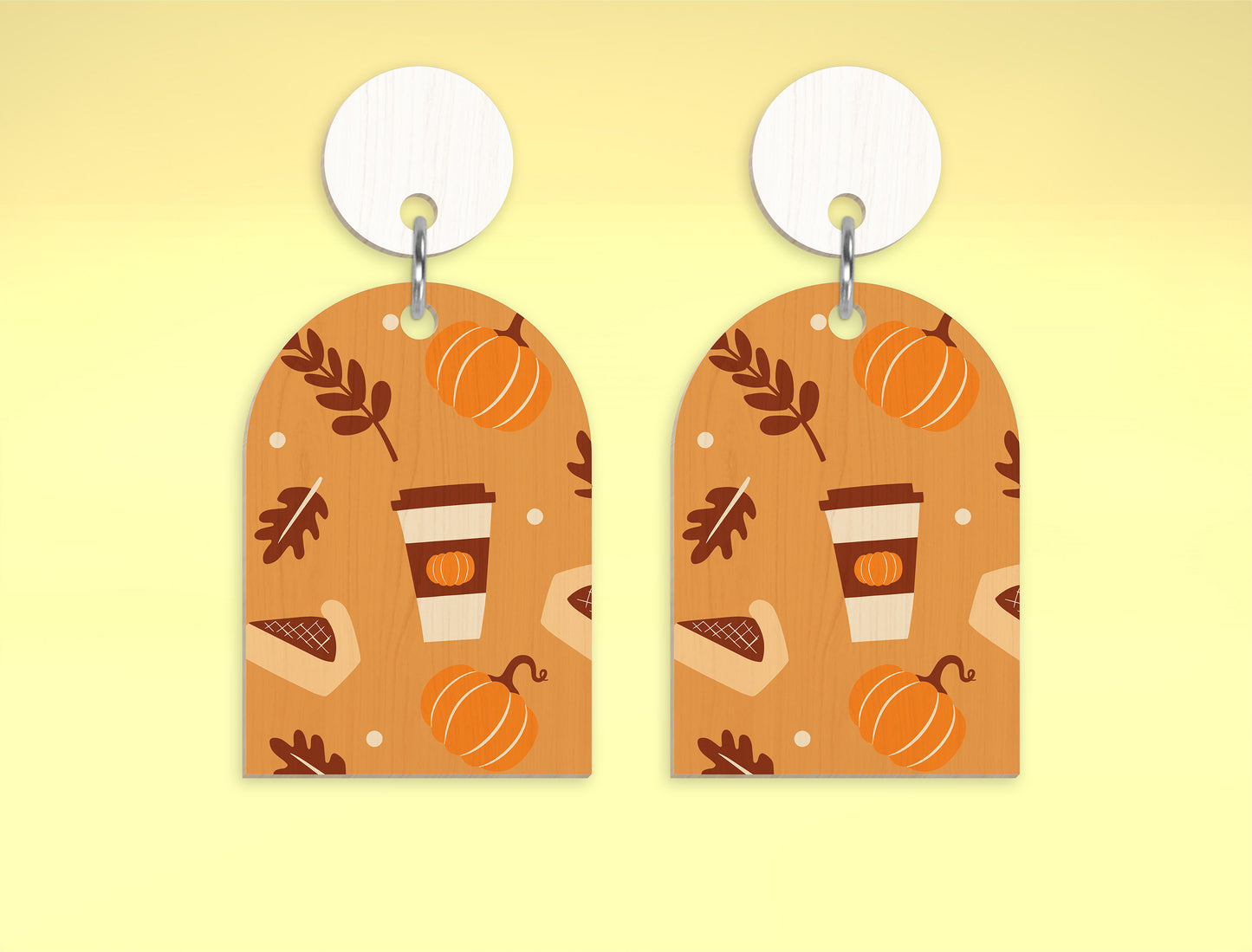 Fall Arch Earring SVG Bundle for Glowforge xTool LightBurn 5 Designs
