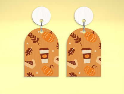 Fall Arch Earring SVG Bundle for Glowforge xTool LightBurn 5 Designs