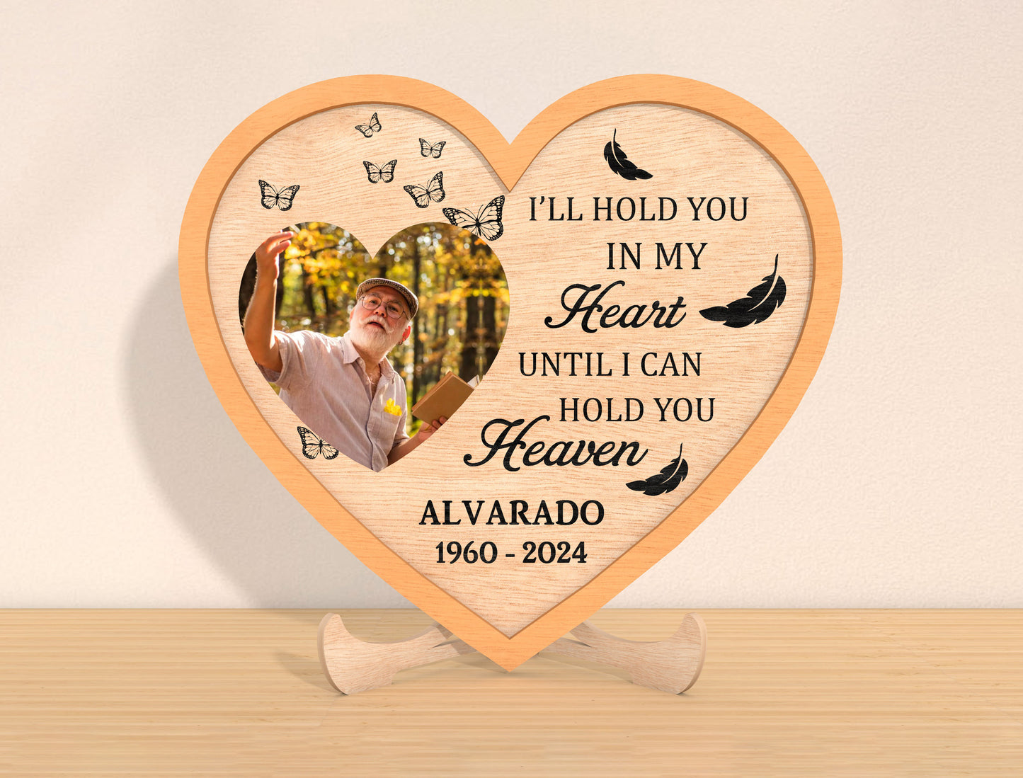 Memorial Heart Photo SVG Bundle for Glowforge and xTool