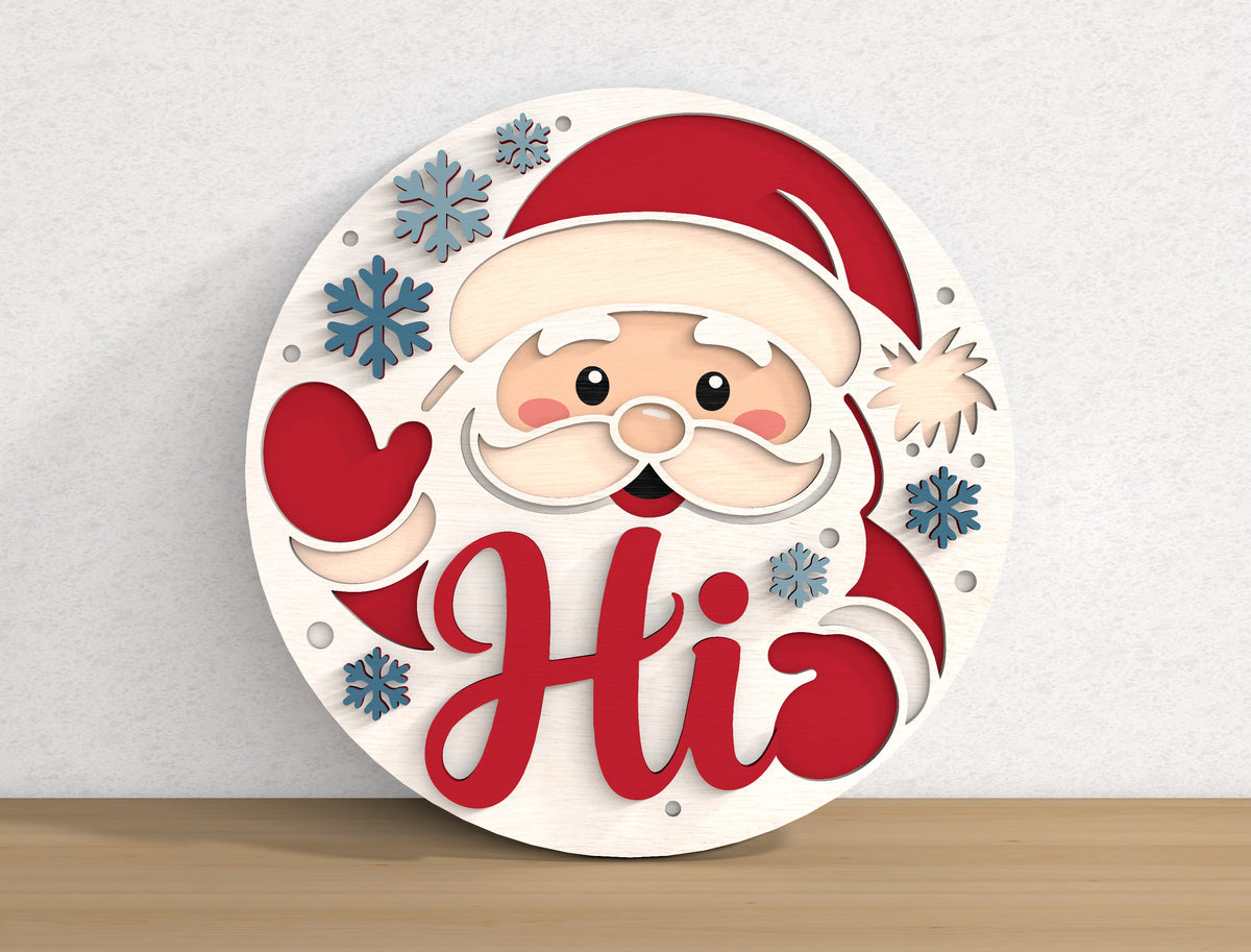 Christmas Welcome Door Sign SVG Bundle 3