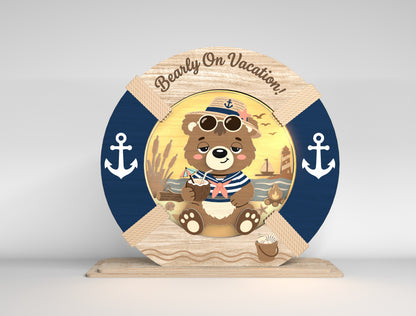 Nautical Animal Lamp SVG Bundle Laser Cut Decorative Light Files