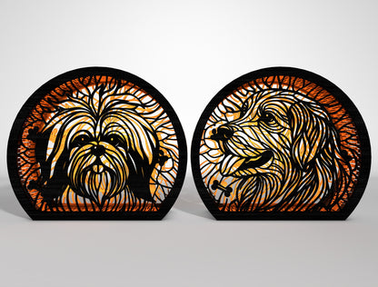 DIY Dog Lantern SVG Bundle Laser Cut File for xTool, Glowforge, or LightBurn