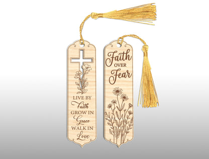 Bible Bookmark Cross SVG 26 Designs Laser Cut for LightBurn and Glowforge