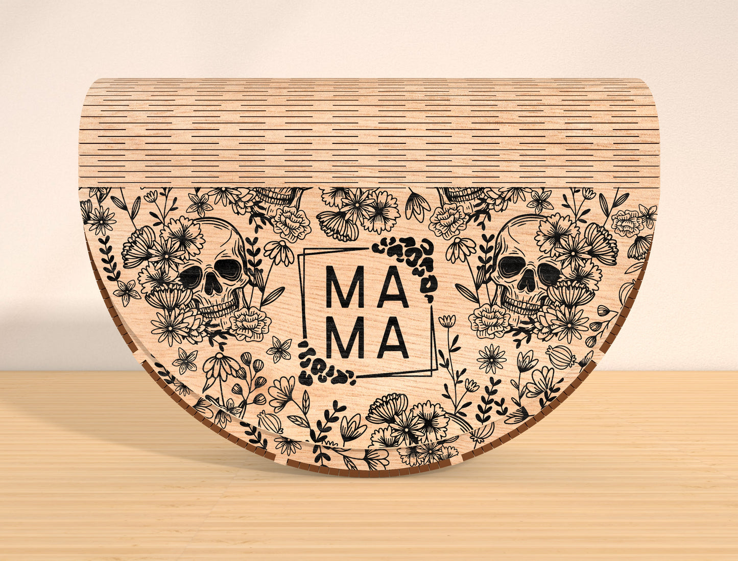 Mother's Day Floral Wooden Chest SVG Bundle for Glowforge and xTool
