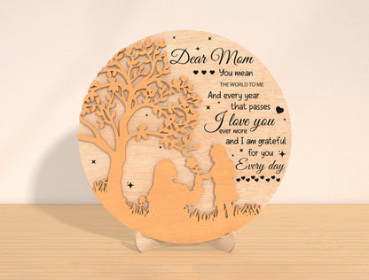 Mother Photo Frame Plaque SVG Bundle 4 Designs for LightBurn and xTool