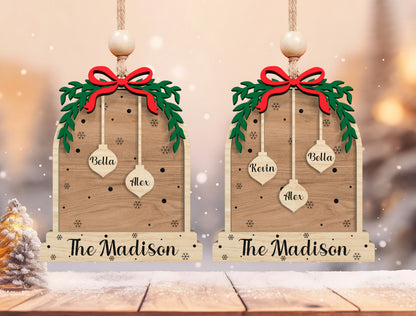 Personalized Family Name Ornament Charms SVG 2
