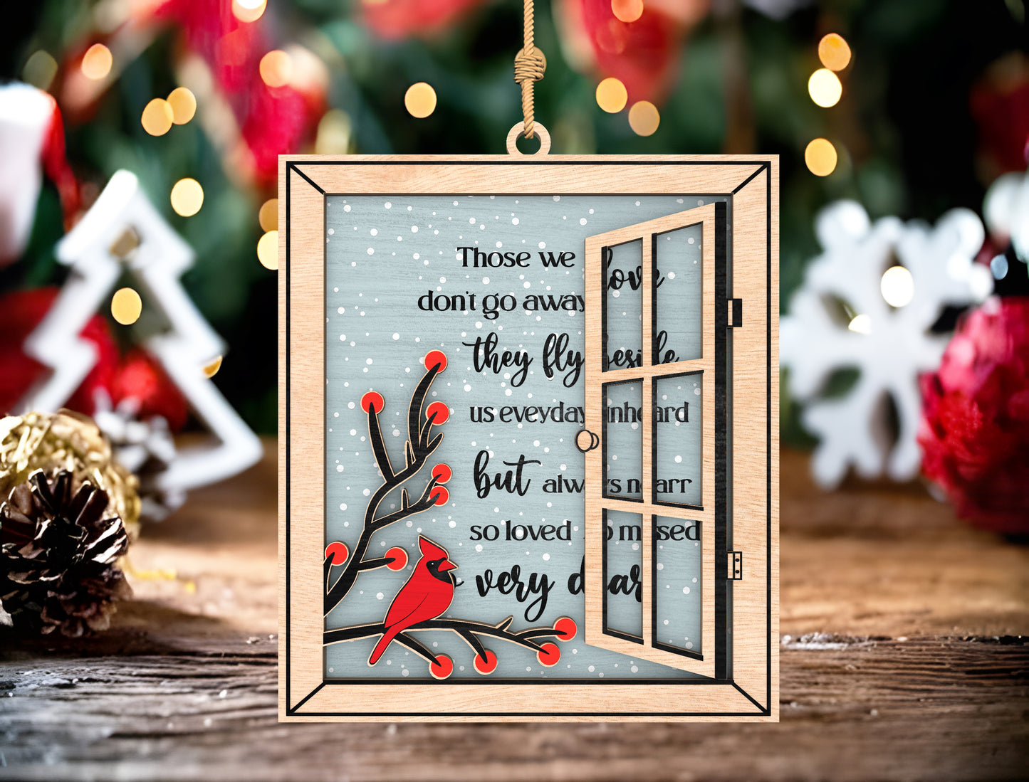 Memorial Window Ornament SVG Bundle for xTool and Glowforge