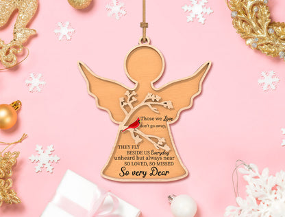 Angel Memorial Ornament SVG Laser Cut File Bundle
