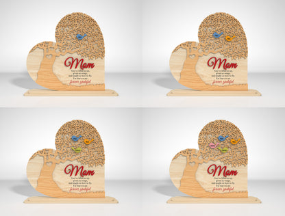 Bird Family Name Sign SVG Bundle for Glowforge and xTool