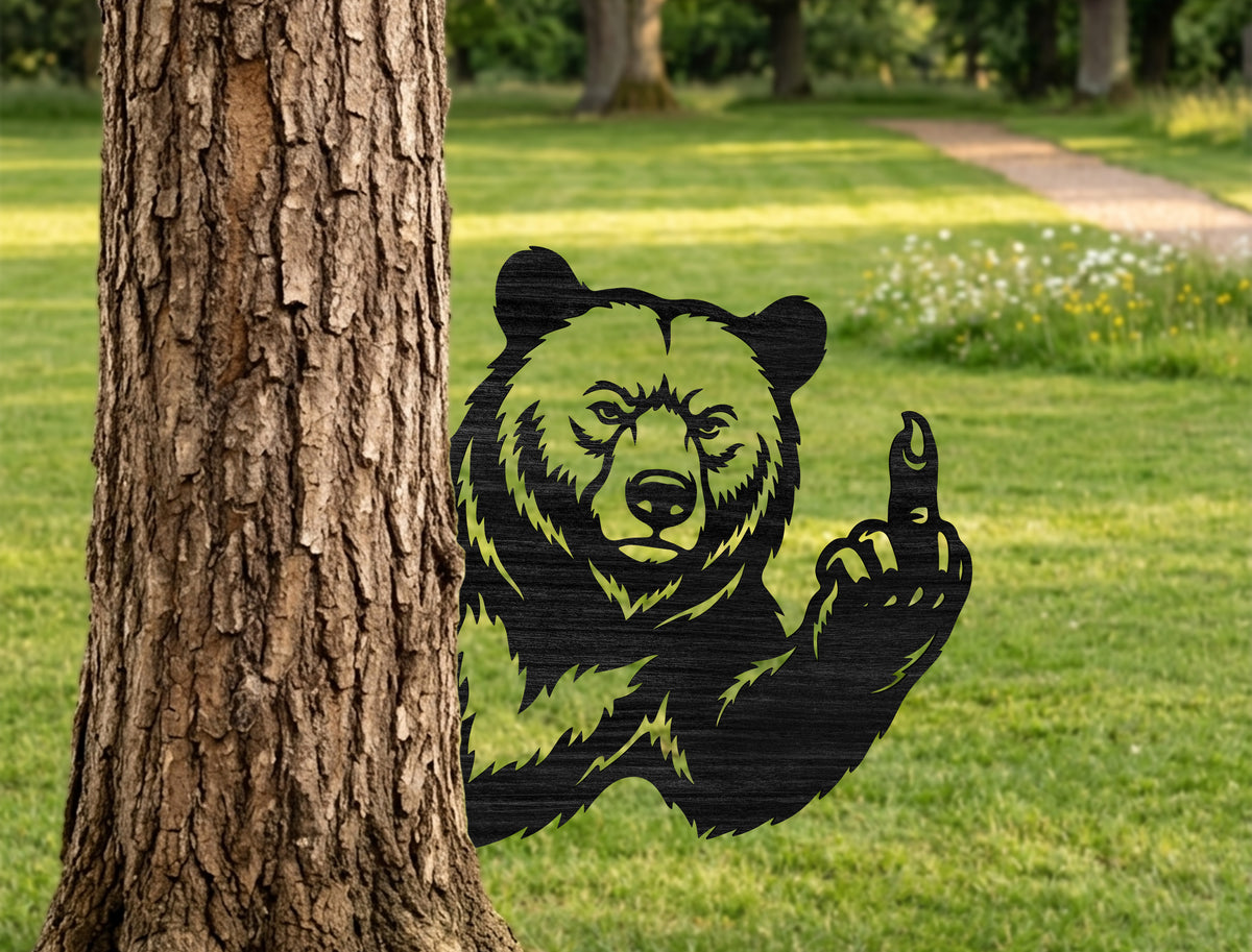 Funny Middle Finger SVG Peeking Animal Bundle