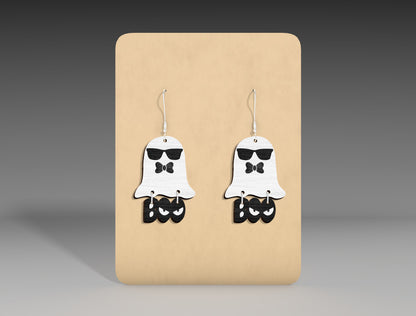 Halloween Stud Earrings SVG Bundle 9 Designs for LightBurn Glowforge xTool