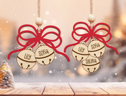 Personalized Jingle Bell Family Christmas Ornament SVG 2