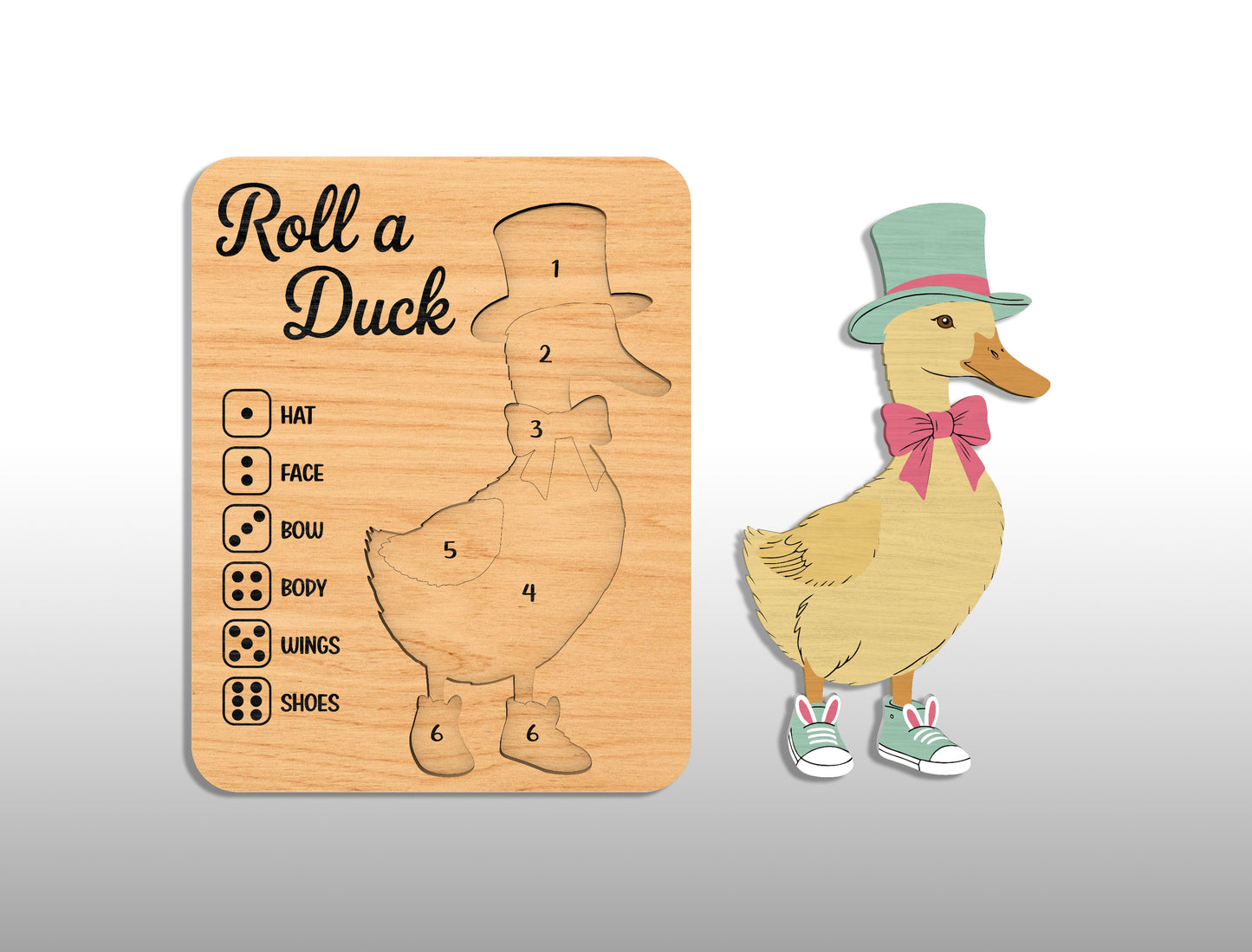 Easter Bunny Puzzle Game SVG 14 Designs Laser Cut for LightBurn and Glowforge