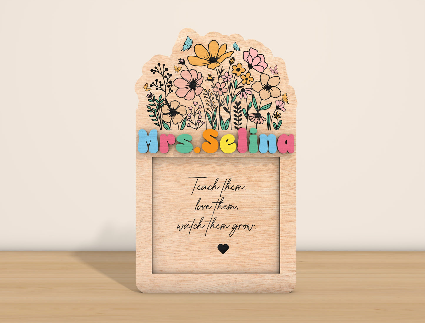 Teacher Note Holder SVG Bundle Laser Cut File for Glowforge and LightBurn