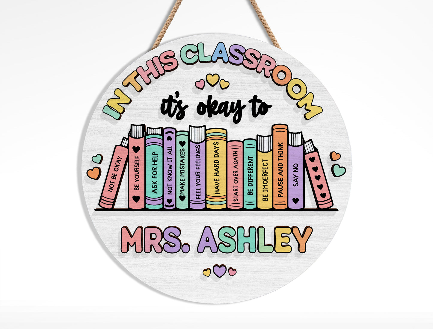 Personalized Teacher Classroom Sign SVG Bundle Laser Cut File File for Glowforge and xTool