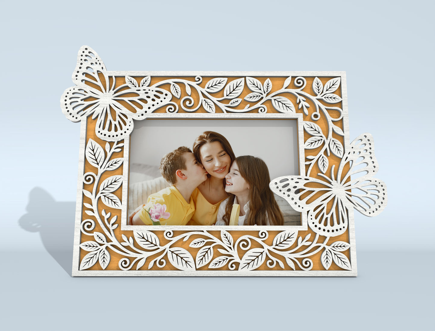 Intricate Pattern Photo Frame SVG Bundle Mother's Day for Glowforge