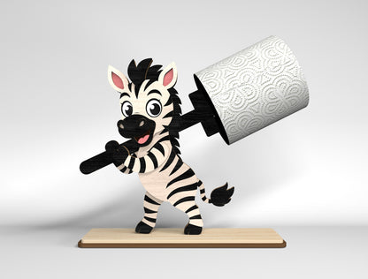 Safari Toilet Roll Holder SVG Bundle for Glowforge and LightBurn