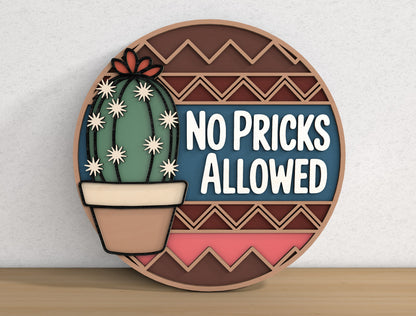 Succulent Welcome Sign SVG Bundle for Glowforge xTool Laser Cut File