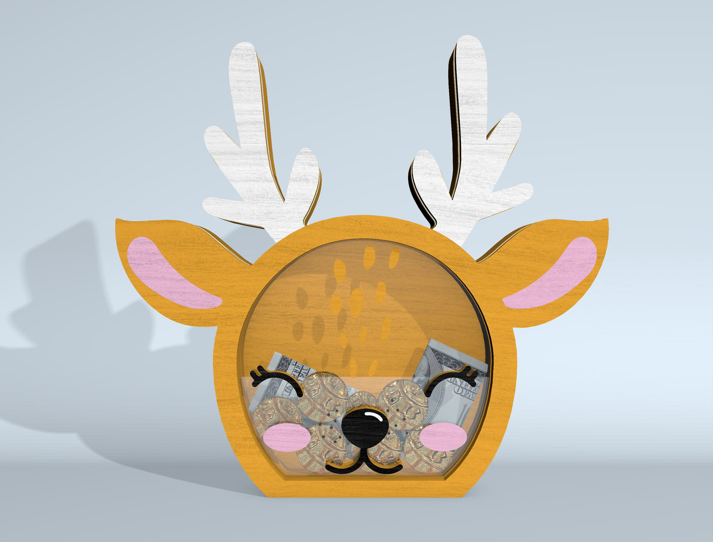 Animal Piggy Bank SVG Bundle Laser Cut File for xTool and Glowforge