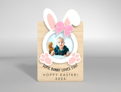Easter Photo Frame SVG Bunny Baby Happy Easter 5 Designs for Glowforge and xTool
