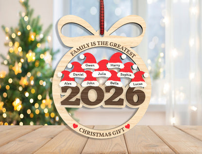 Family Is The Greatest Christmas Gift Ornament SVG Bundle 3