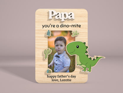 Dad Photo Frame Sign SVG Bundle Laser Cut File for Glowforge and xTool