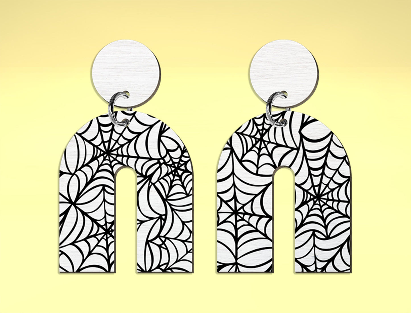 Halloween Arch Earrings SVG Bundle 5 Pairs for Glowforge xTool LightBurn