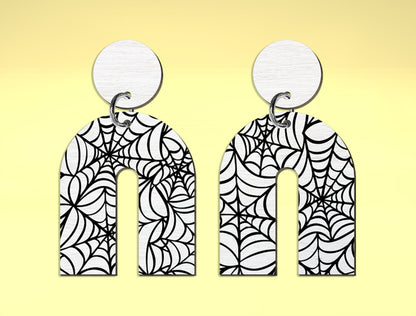 Halloween Arch Earrings SVG Bundle 5 Pairs for Glowforge xTool LightBurn