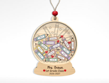 Personalized Teacher Shaker Sign SVG Bundle Laser Cut File for Glowforge and xTool