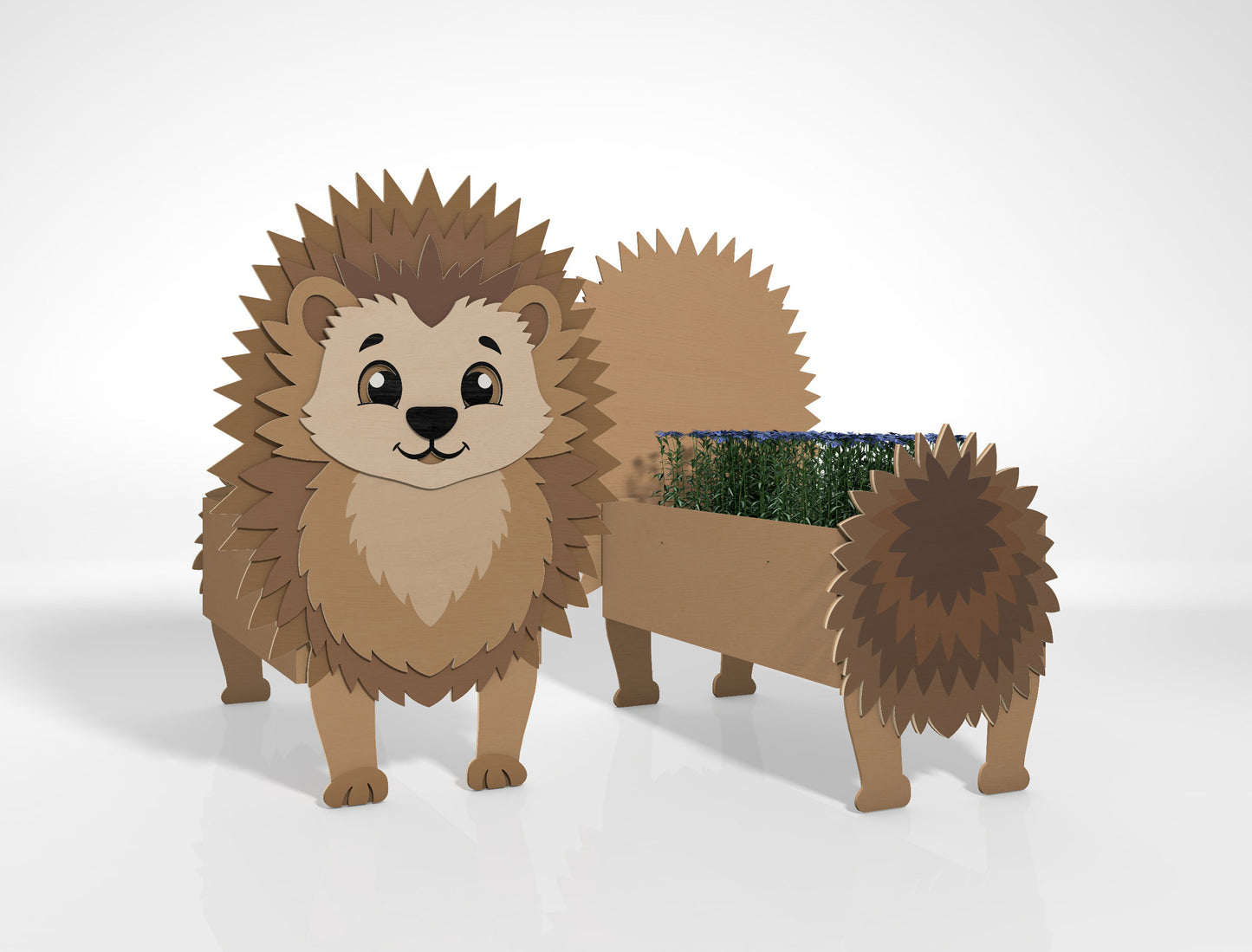 Animal Planter SVG Bundle for Glowforge and xTool