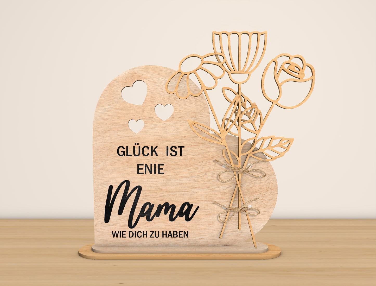 Mama Flower Plaque SVG Bundle 15 Flowers for Glowforge and xTool