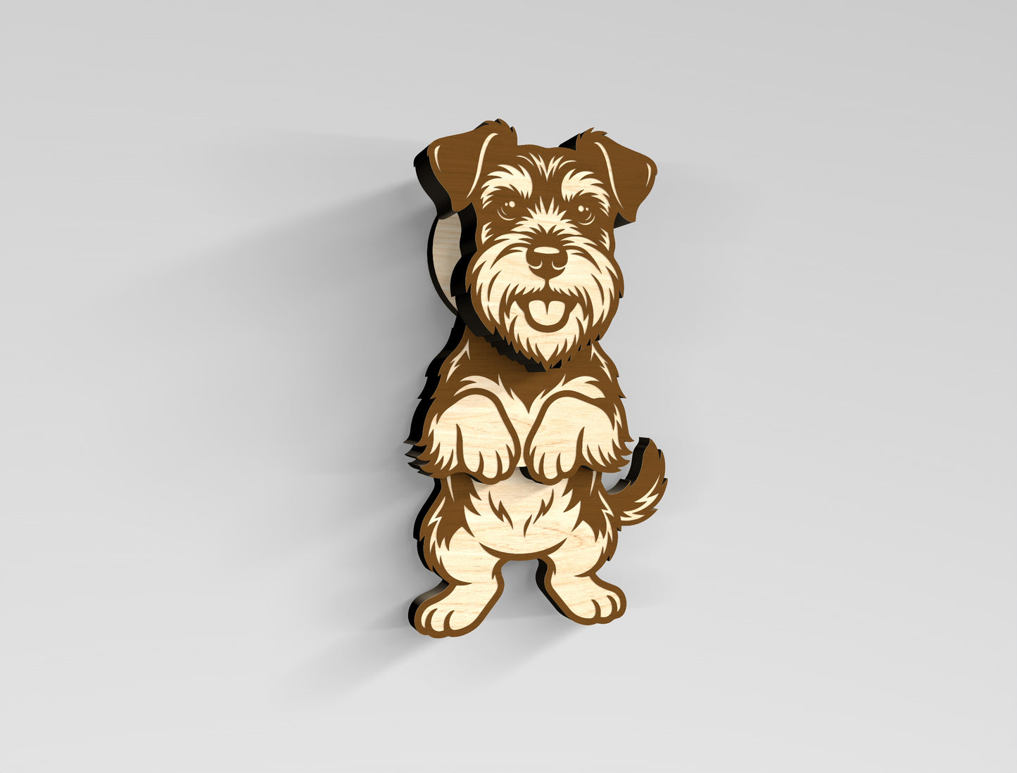 Wobbly Dog Magnet SVG Bundle for Glowforge and LightBurn