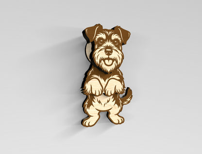 Wobbly Dog Magnet SVG Bundle for Glowforge and LightBurn