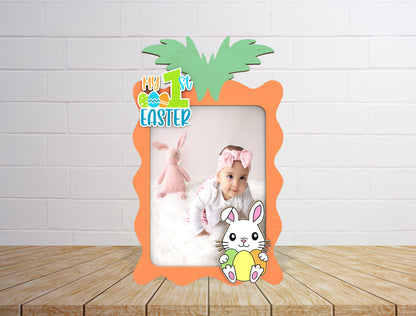 My First Easter Photo Frame SVG Bundle Baby Bunny for LightBurn and xTool