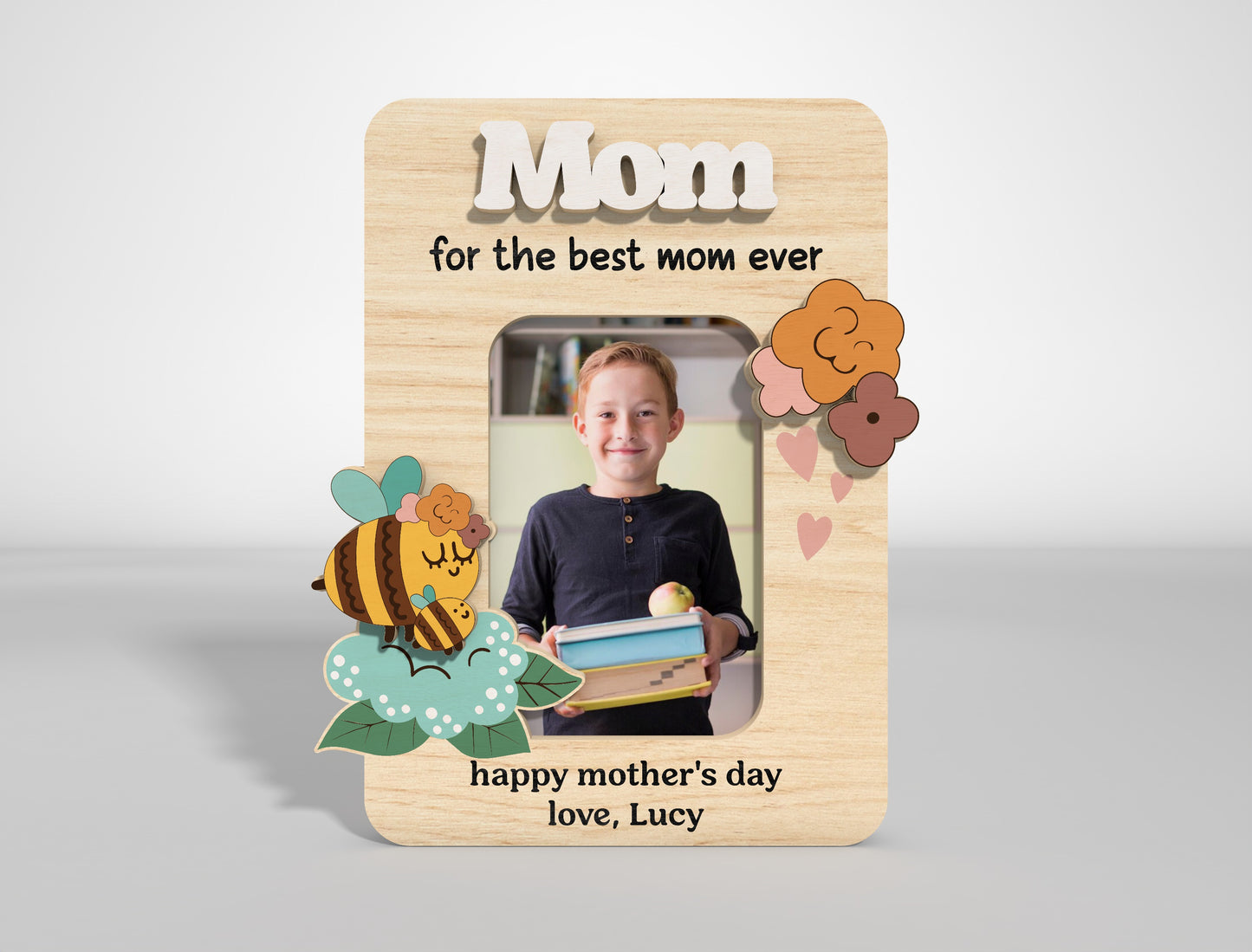 Cute Mom Photo Frame Magnet SVG Bundle 11 Designs for Glowforge