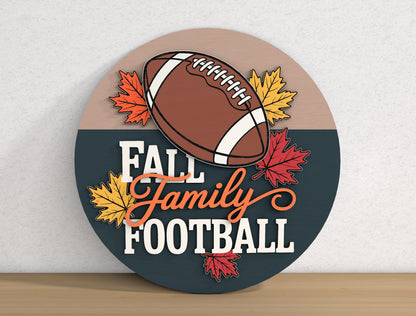 Fall Door Hanger SVG Bundle for Glowforge xTool LightBurn 9 Designs